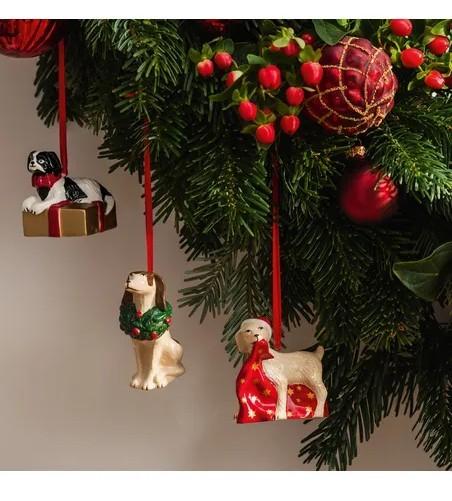 Villeroy & Boch Nostalgic Ornaments hangers set van 3 honden, Diversen, Kerst, Nieuw, Ophalen of Verzenden