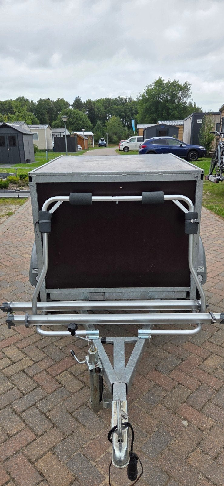 Hondenkar / Aanhanger met fietsendrager, Dieren en Toebehoren, Honden-accessoires, Ophalen of Verzenden, Gebruikt