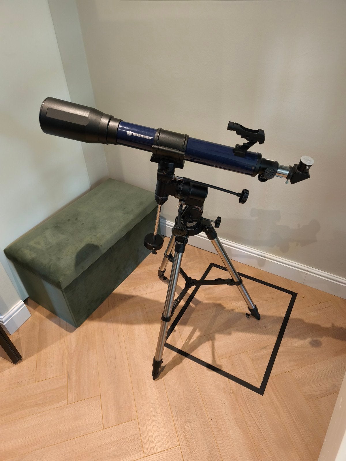 Bresser Refractor Jupiter Telescoop met Statief, Ophalen, Lenzentelescoop (refractor), Met statief, Zo goed als nieuw