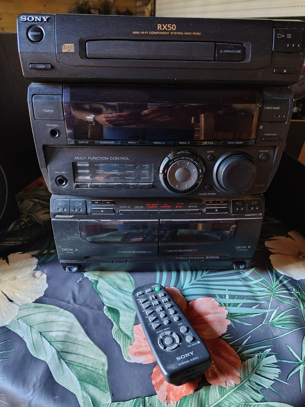 Sony RX50 Mini Hi-Fi Component Systeem met afstandsbediening, Audio, Tv en Foto, Stereo-sets, Gebruikt, Tuner of Radio, Sony, Losse componenten