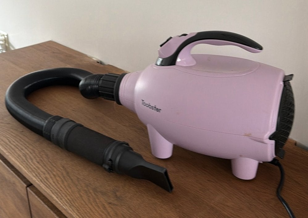 Toobster professionele hondenföhn / waterblazer roze – ZGAN, Dieren en Toebehoren, Ophalen, Zo goed als nieuw