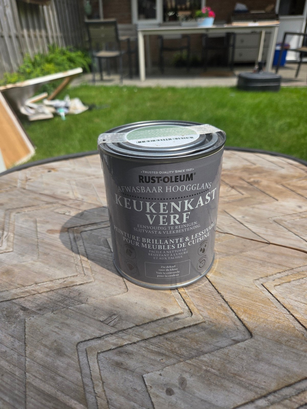 Rust-Oleum Keukenkast Verf - Afwasbaar Hoogglans, Doe-het-zelf en Verbouw, Ophalen of Verzenden