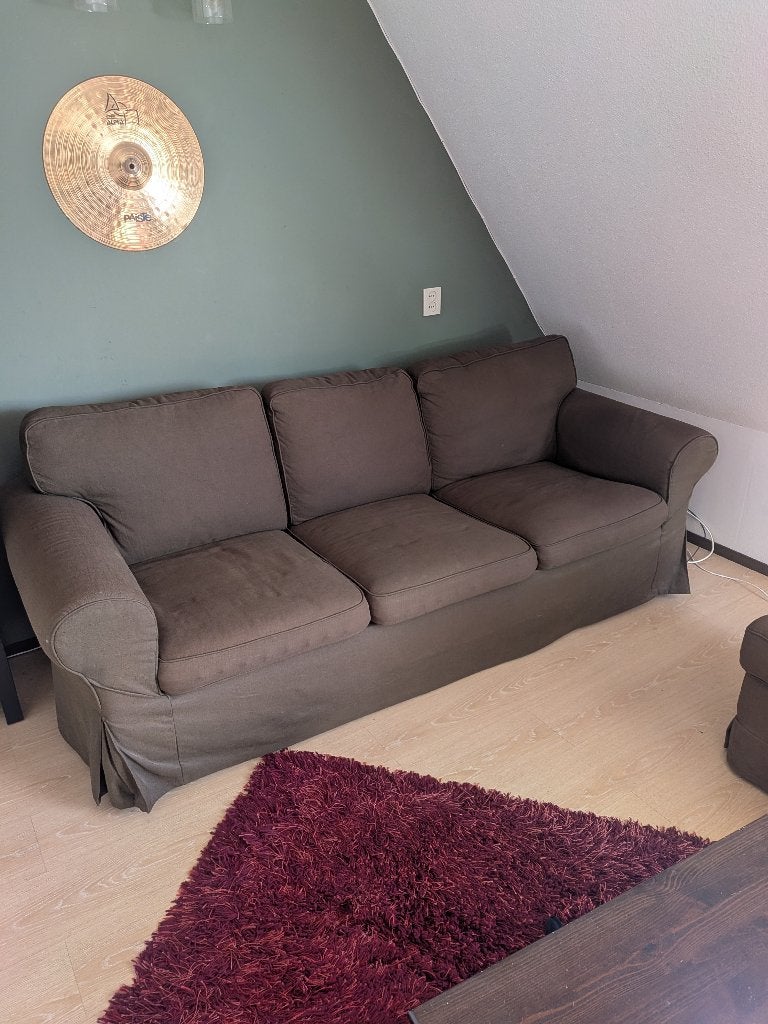 3-zitsbank Ektorp, Ophalen, Gebruikt, Driepersoons, 75 tot 100 cm