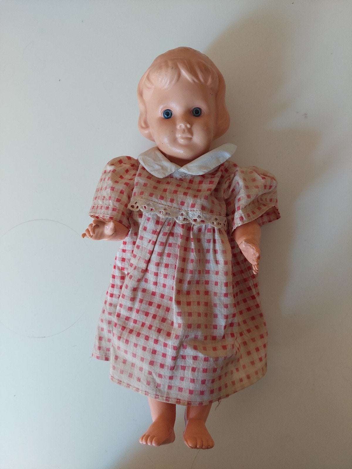 Antieke Wildebras pop - 30 cm, Ophalen of Verzenden, Gebruikt, Pop