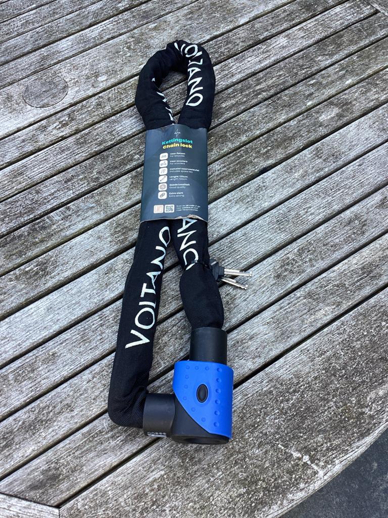 Voitano Kettingslot 120cm ART3, Fietsen en Brommers, Ophalen of Verzenden, Nieuw, Kettingslot