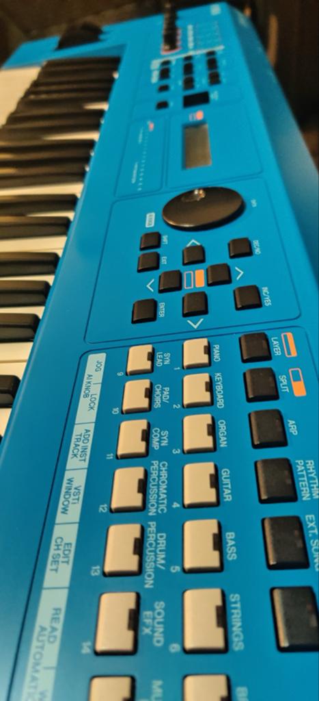Yamaha MX49 MK2 Blue - Compacte Synthesizer, Muziek en Instrumenten, Synthesizers, 49 toetsen, Met midi-aansluiting, Yamaha, Ophalen of Verzenden