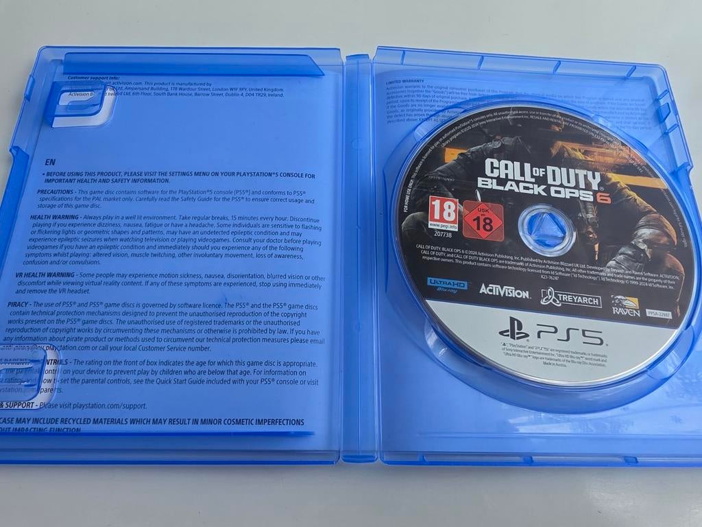 Call of Duty Black Ops 6 voor Playstation 5 Lees Goed Aub, Avontuur en Actie, Online, Vanaf 18 jaar, Activision NL