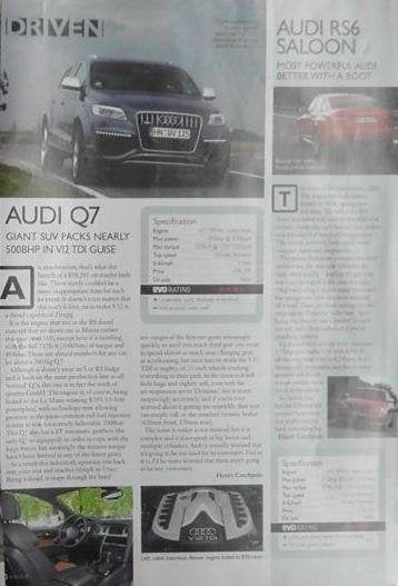 Audi Q7 V12 TDI 4L? eerst 8x autotest lezen, Ophalen, Gelezen, Audi