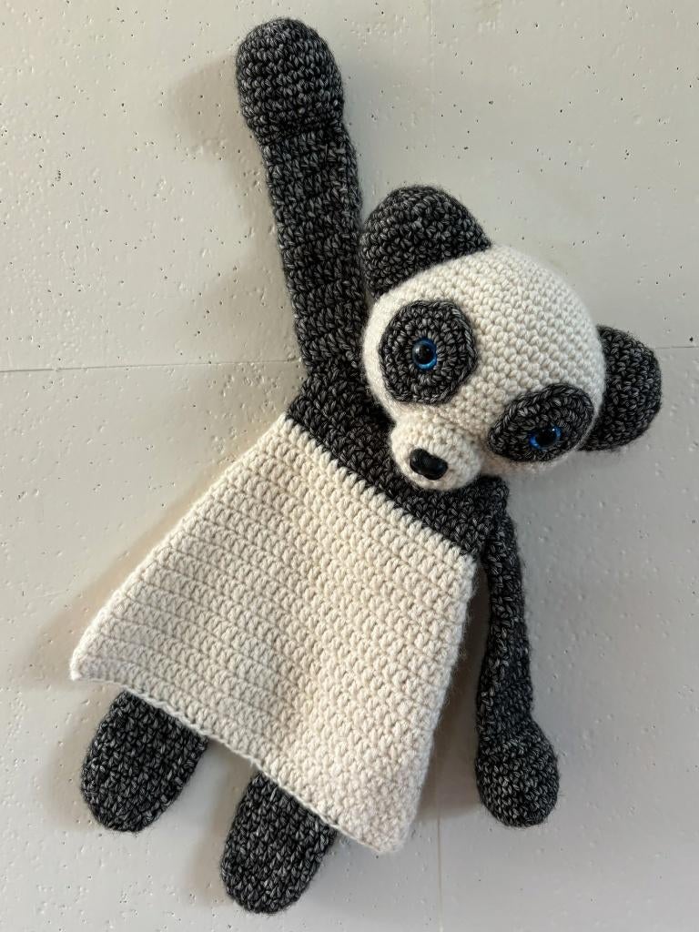 Handgemaakte lappenpop - pandabeer, Ophalen, Nieuw, Overige typen