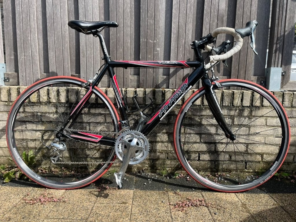 Jan Janssen Vuelta 7500 Tiagra 3x9 54 (opknapper/onderdelen), 28 inch, Gebruikt, Velgrem, Aluminium