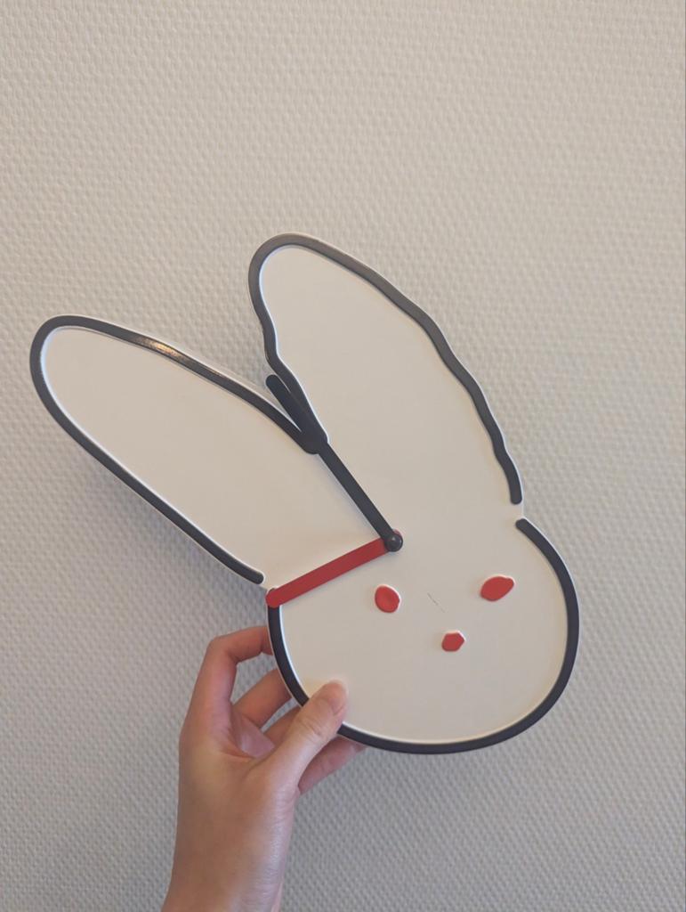 Silent wall clock, Ophalen of Verzenden, Zo goed als nieuw, Wandklok