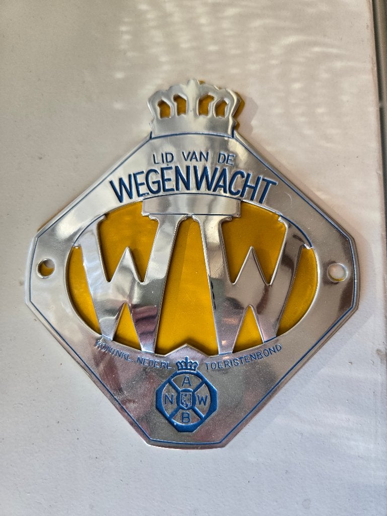 ANWB Wegenwacht embleem authentiek uit jaren 70 ongebruikt, Ophalen of Verzenden, Nieuw