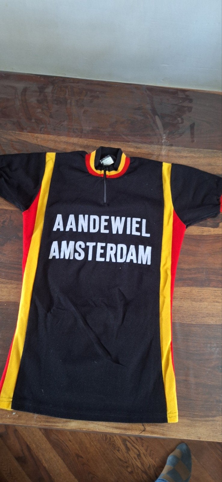 Vintage Wielertrui Aandewiel Amsterdam, Fietsen en Brommers, Gebruikt, M, Ophalen of Verzenden, Raxar