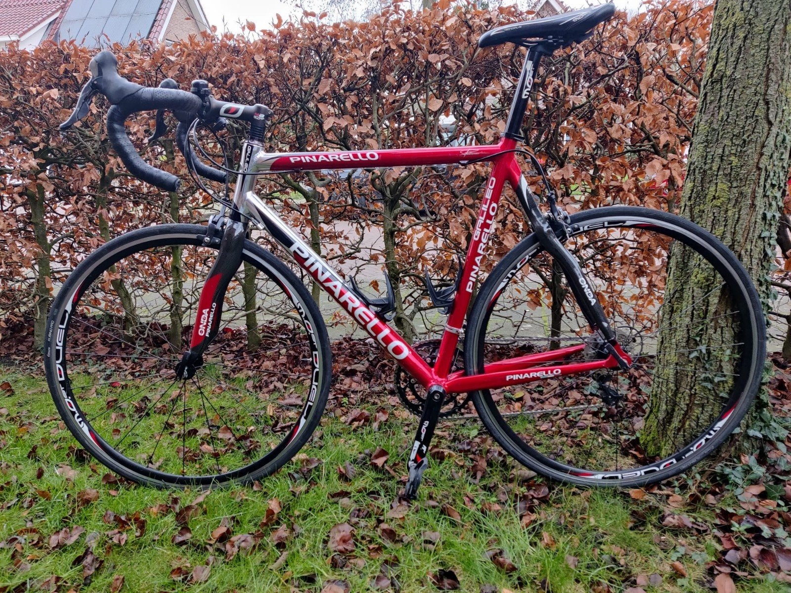 pinorello racefiets, 28 inch, Gebruikt, Velgrem, Aluminium