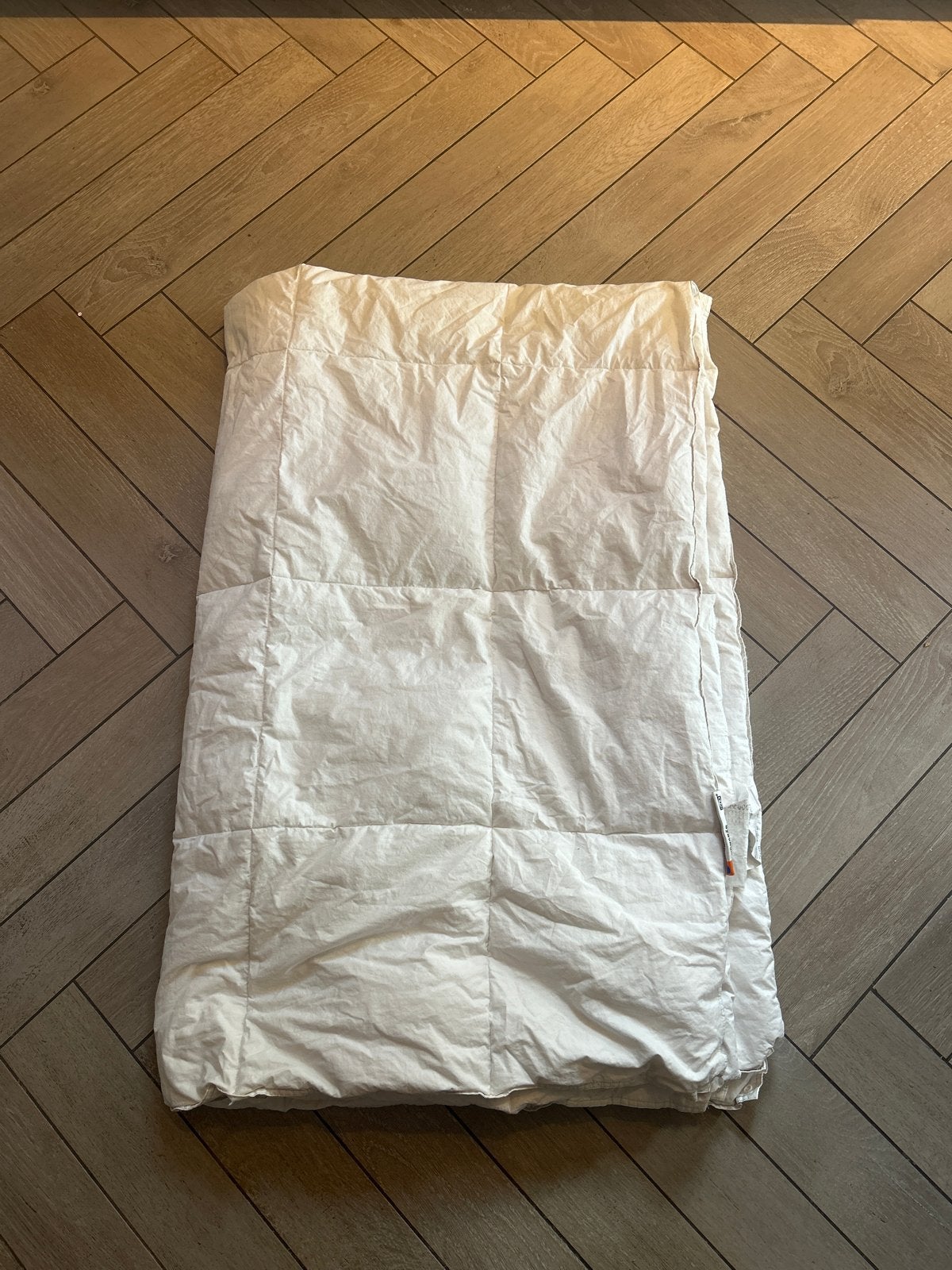 IKEA HÖNSBÄR Dekbed - Eenpersoons - Wit 2 stuks, Gebruikt, Eenpersoons, Wit, Ophalen of Verzenden