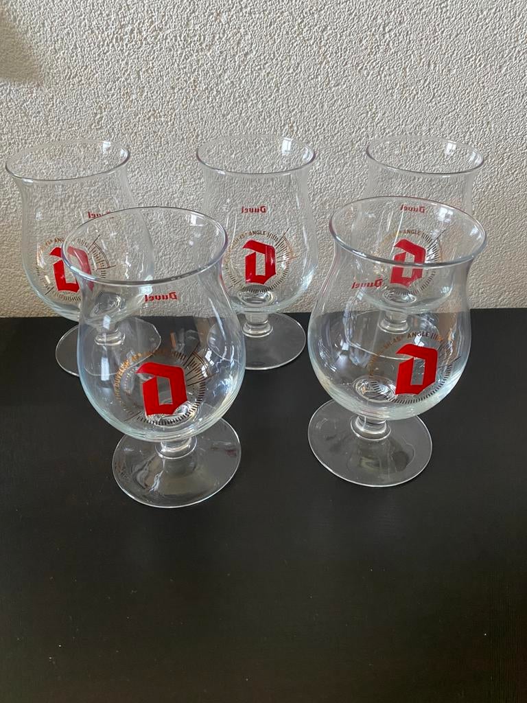 Duvel speciaalbierglazen, Ophalen of Verzenden, Zo goed als nieuw, Bierglas