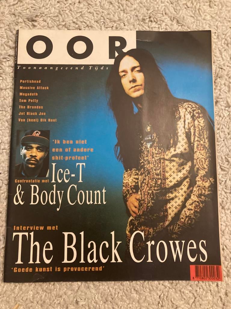 OOR 1994 Black Crowes BODY COUNT Tom Petty MEGADETH massive, Ophalen of Verzenden, Zo goed als nieuw, Muziek, Film of Tv