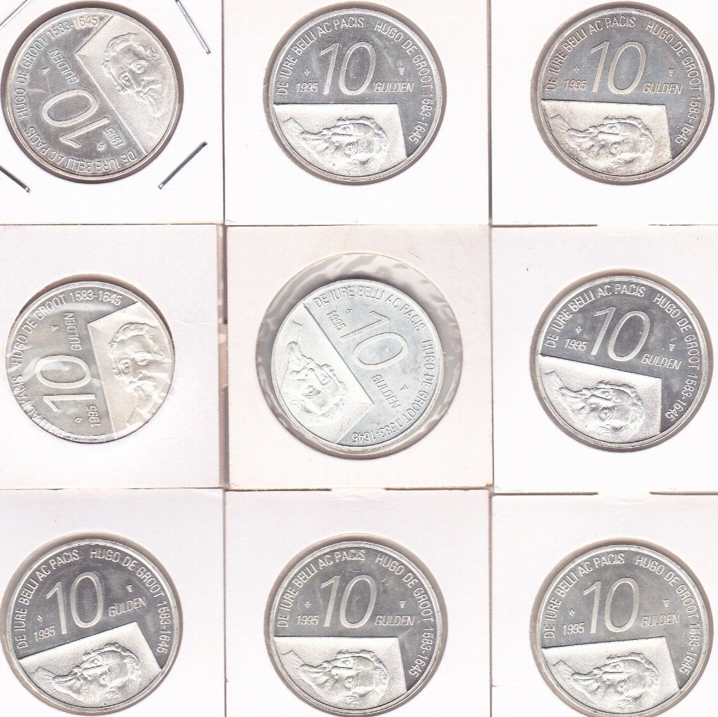 10 GULDEN MUNTEN 9 STUKS, Ophalen of Verzenden, Vóór koninkrijk, 10 gulden