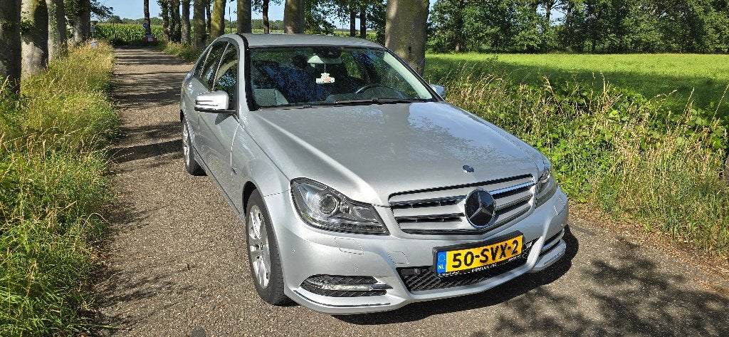 Mercedes-Benz C-Klasse C180 Avantgarde AdaptieveCC 2011, Automaat, 745 kg, 1800 kg, Zwart