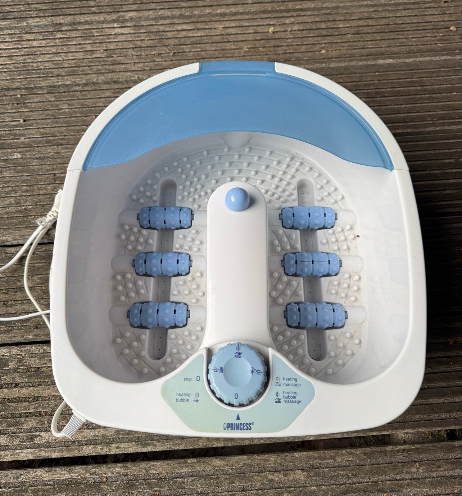 Princess voetenbad met bubbel, massage en verwarming, Ophalen, Zo goed als nieuw, Hand- en Voetverzorging