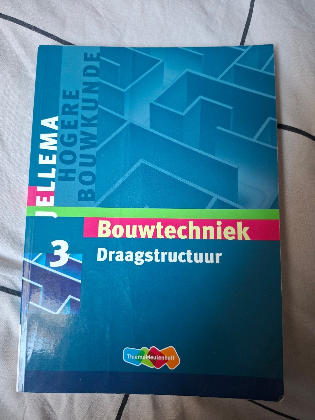 Jellema Hogere Bouwkunde 3: Draagstructuur, Jellema, Zo goed als nieuw, Beta, HBO