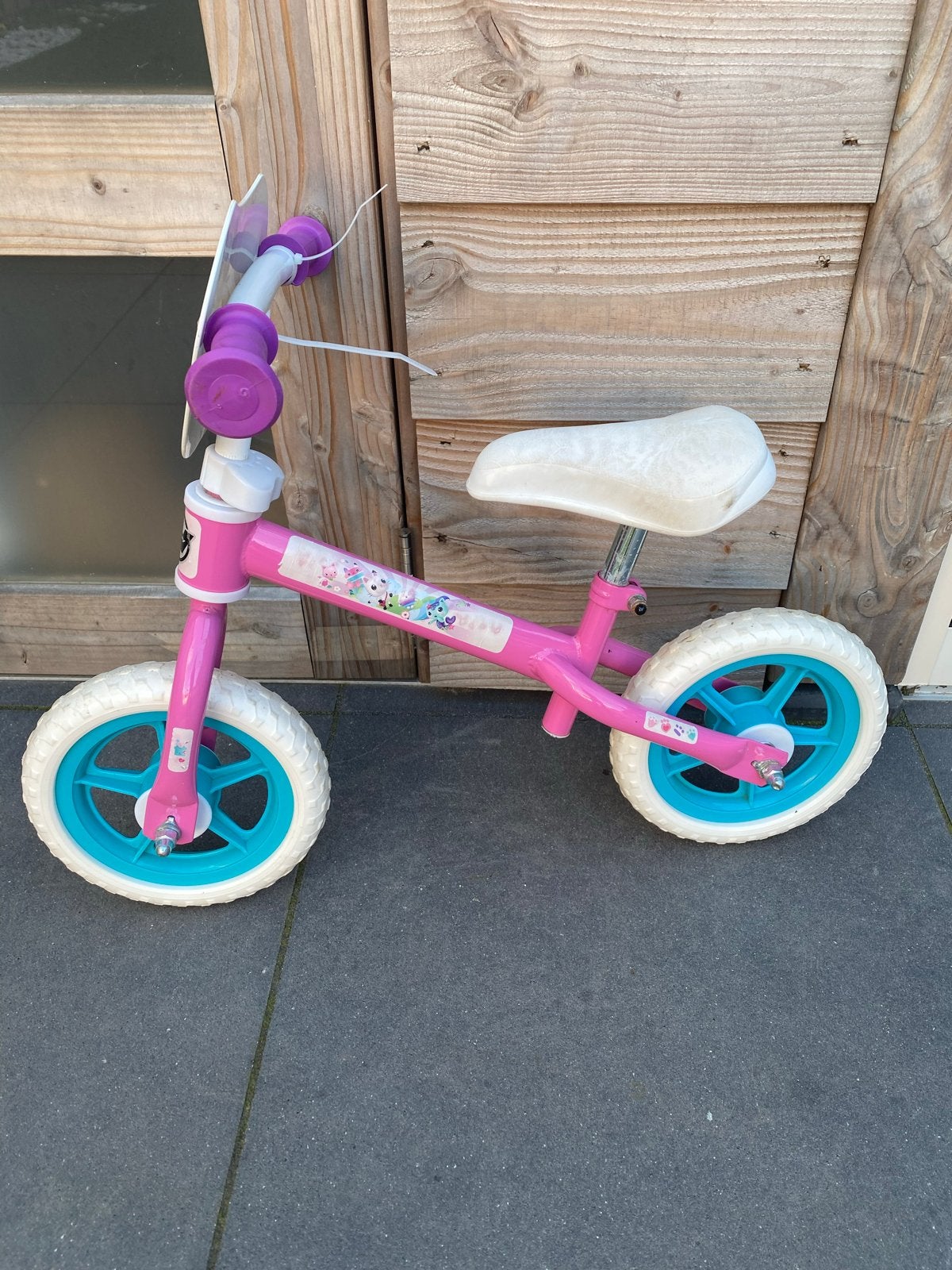 Roze loopfiets Gabby's Dollhouse
