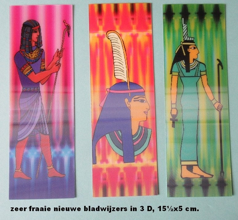 bladwijzers in 3 D, kunststof, 7 stuks, Ophalen of Verzenden, Nieuw