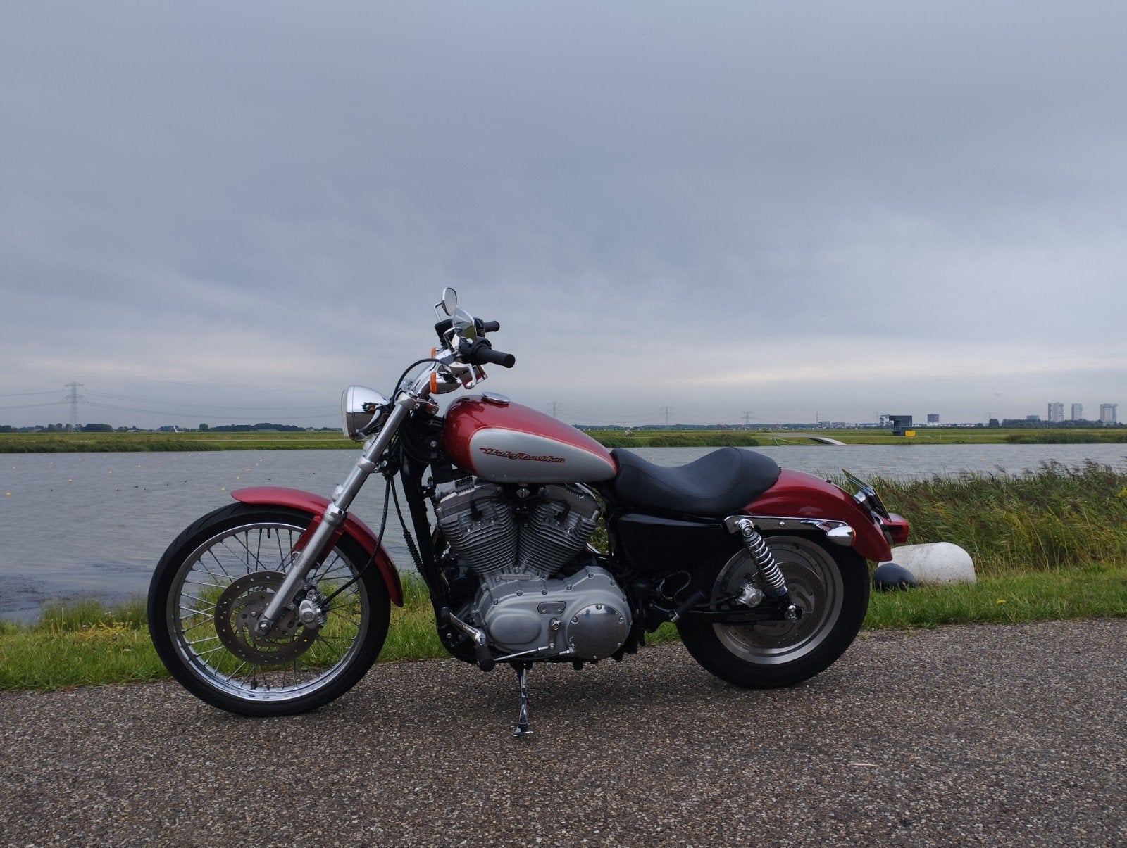 Harley-Davidson Sportster 883XL 53C  windscherm, soloseat, Motoren, Ophalen, Gebruikt