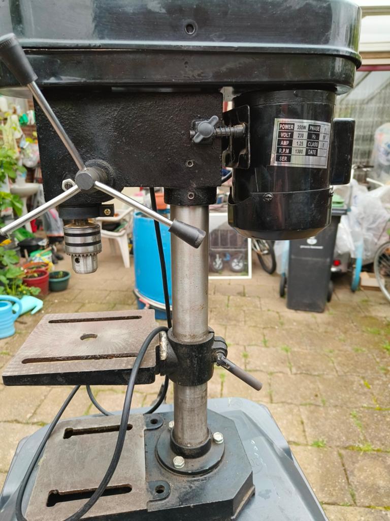 Kolomboormachine Brüder Mannesmann 350W, Gebruikt, Variabele snelheid, Ophalen of Verzenden, Minder dan 400 watt