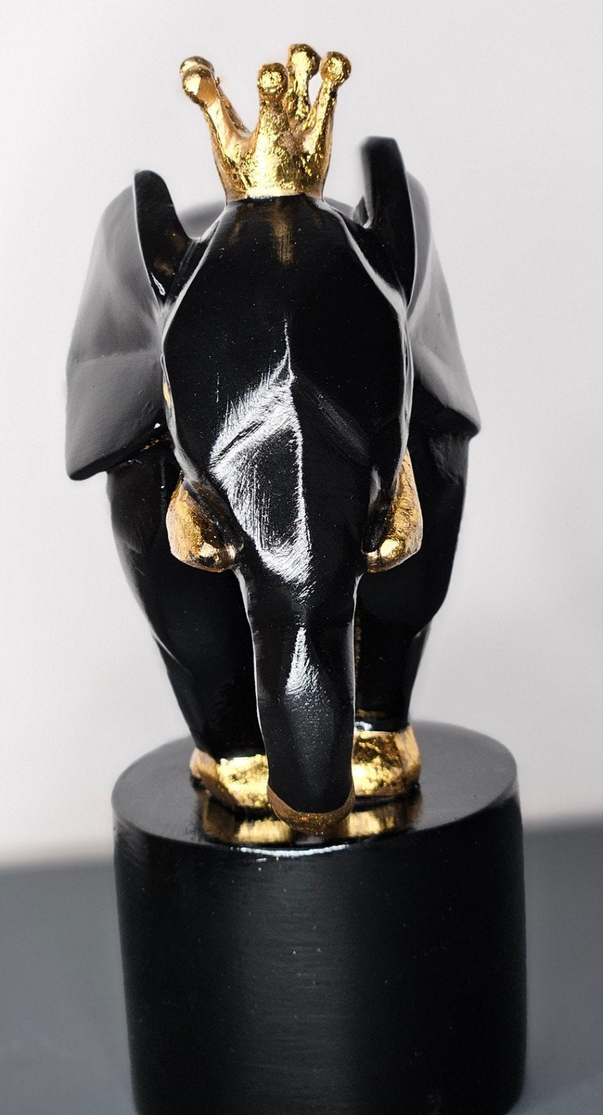 Beeldje "Olifant zwart" H.20cm, Ophalen of Verzenden, Nieuw, Dier