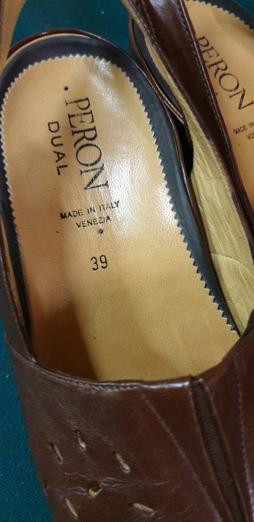 dames schoenen bruin leer open,, Kleding | Dames, Ophalen of Verzenden, 'T Olde Gre-j, Info@toldegrej.nl, Endepoelstraat 20f Didam