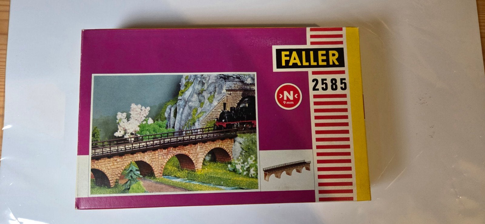 Faller 2585 N 9mm Brug, Tunnel of Gebouw, Ophalen of Verzenden, Nieuw, Gelijkstroom of Wisselstroom, Brug, Tunnel of Gebouw