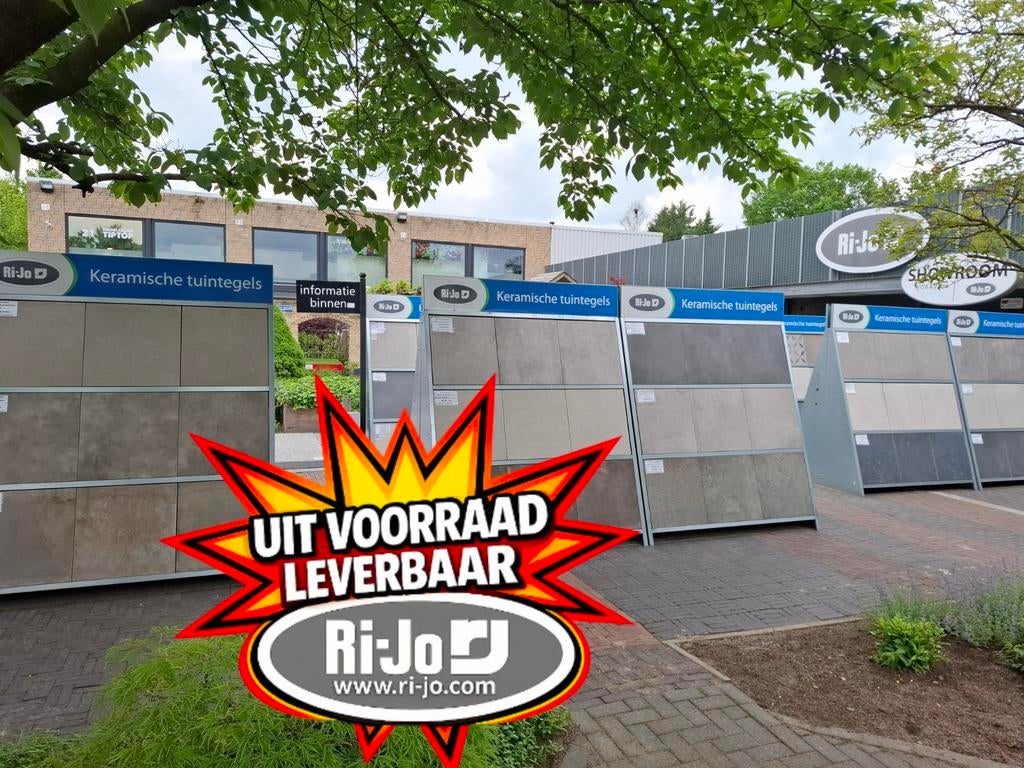 Tuintegels! Direct uit voorraad leverbaar., Ophalen of Verzenden, Nieuw, Keramiek, Terrastegels