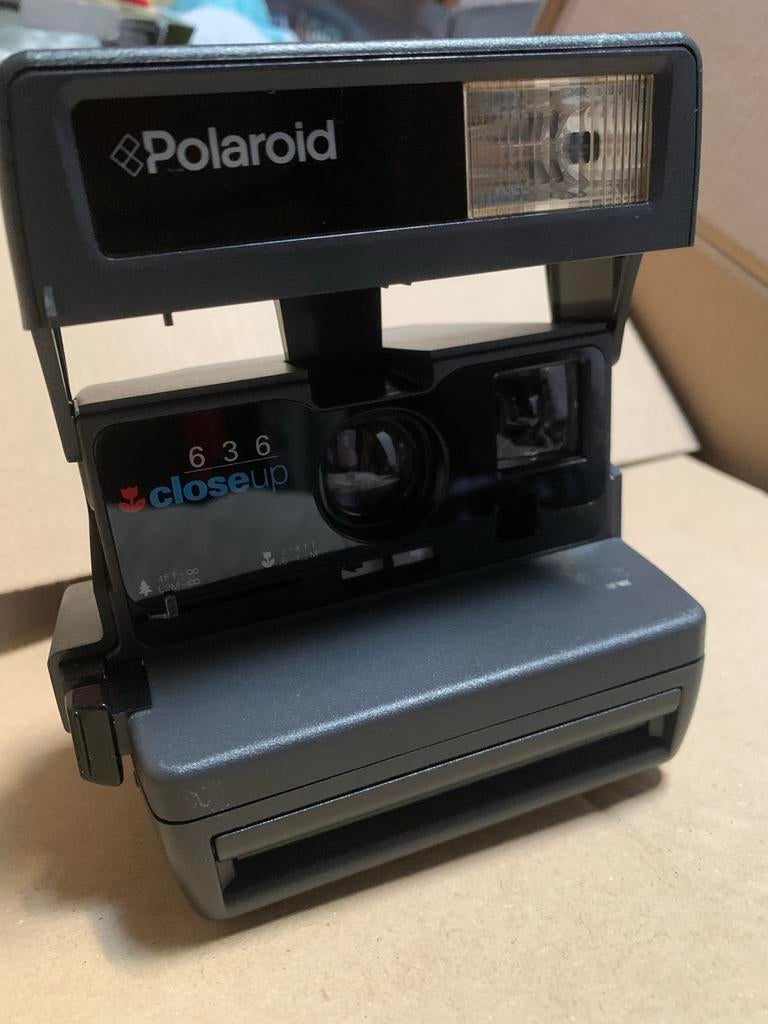Polaroid 636 CloseUp Instant Camera - Vintage Fototoestel, Ophalen of Verzenden, Zo goed als nieuw, Polaroid