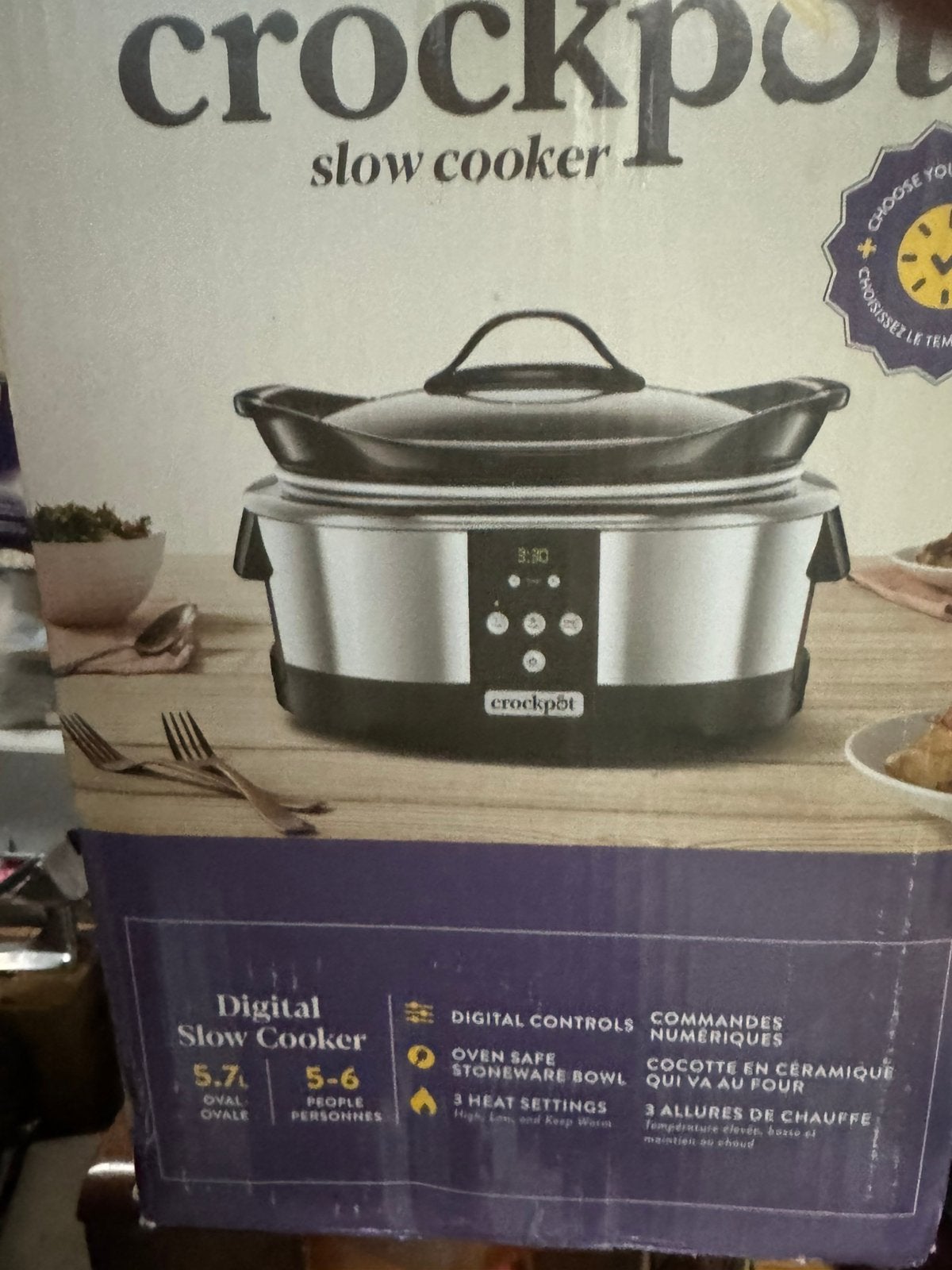 CROCKPOT NIEUW IN DOOS nooit gebruikt, Ophalen of Verzenden, Nieuw