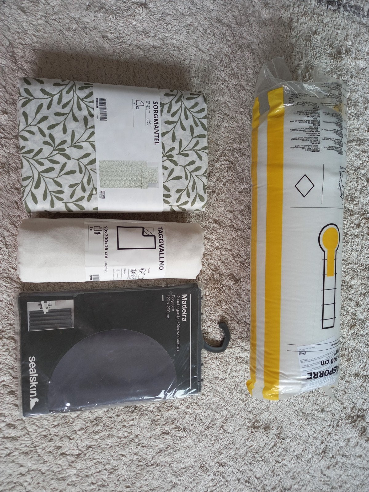 IKEA Beddengoed Set + Sealskin Douchegordijn - Nieuw, Ophalen, Nieuw, Meerkleurig