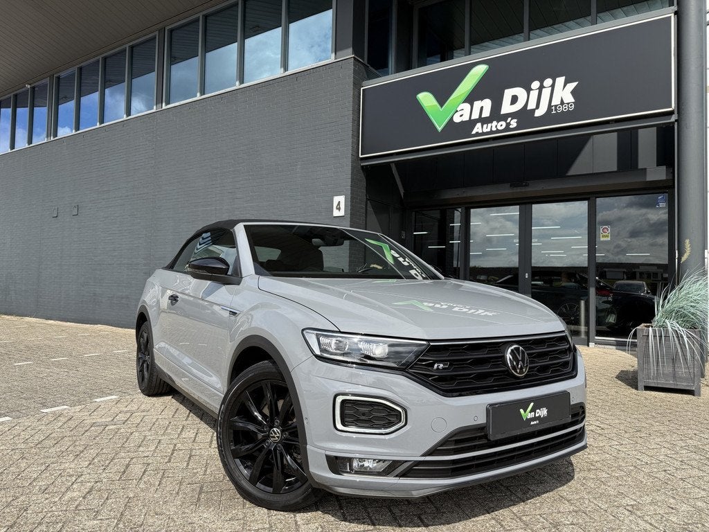 Volkswagen T-Roc Cabrio 1.5 TSI R-Line Navi Camera 18", 1498 cc, Zwart, 4 cilinders, Bedrijf