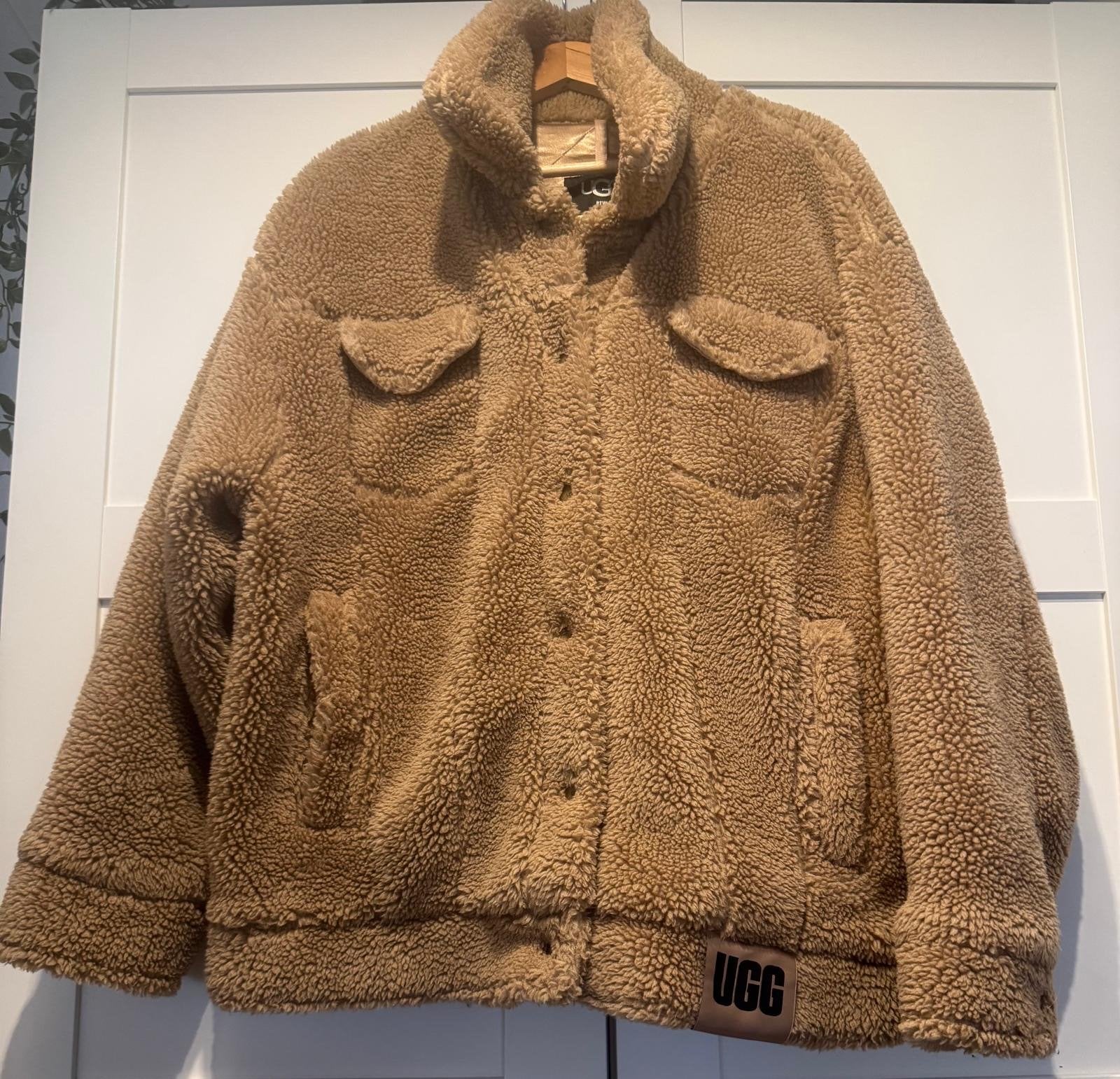 UGG Teddy Jas - Maat XL - Zo goed als nieuw, Ophalen, Zo goed als nieuw, Maat 46/48 (XL) of groter, Bruin