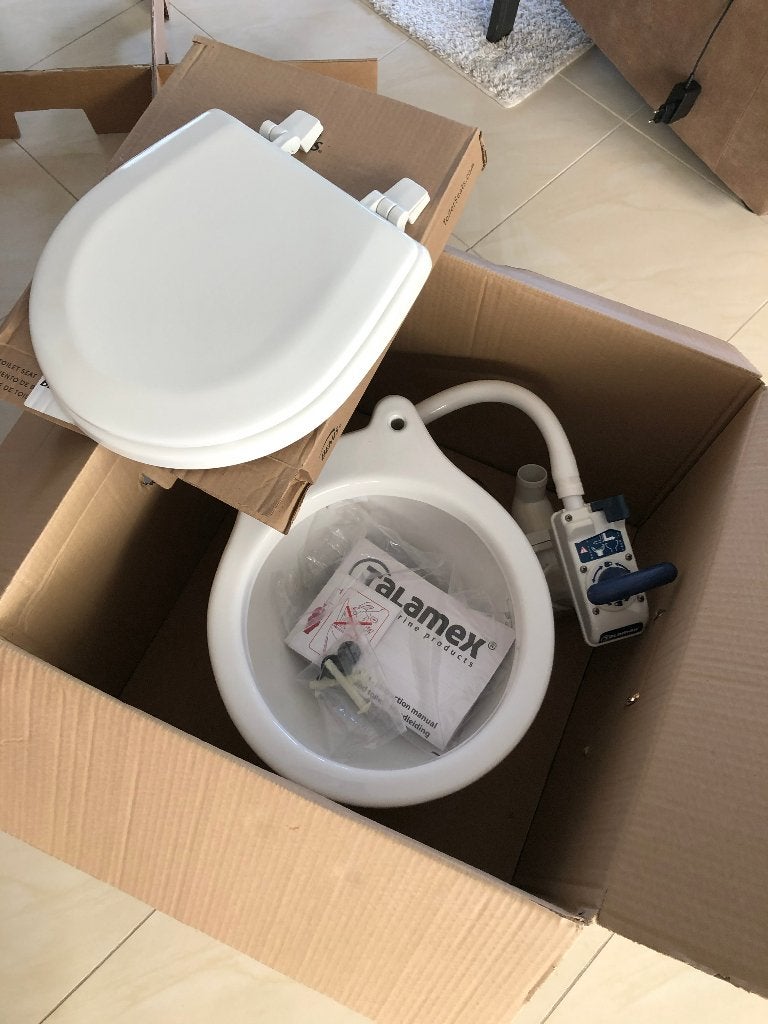 Talamex Jabsco toiletpot, Watersport en Boten, Accessoires en Onderhoud, Ophalen of Verzenden, Zo goed als nieuw, Overige typen