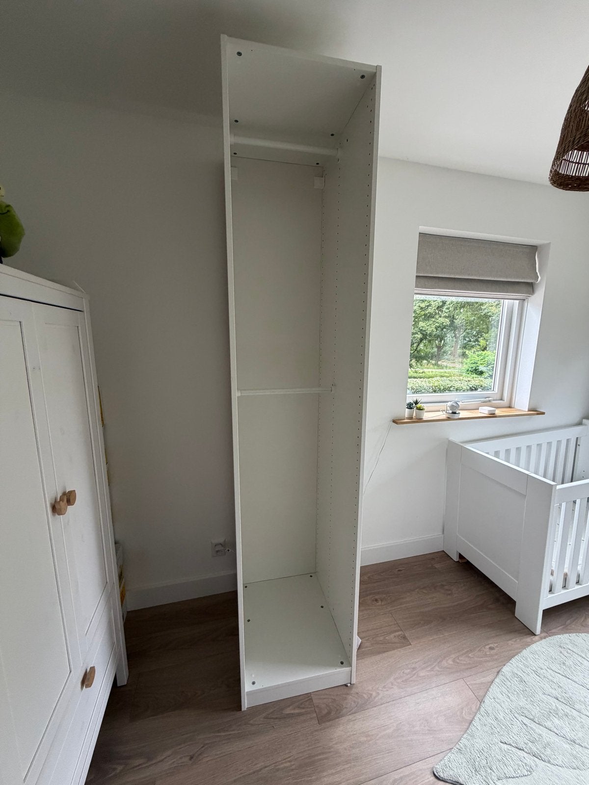 Ikea PAX kast basiselement met 2 roedes (50x58x236), Ophalen, Minder dan 50 cm, Gebruikt, 200 cm of meer