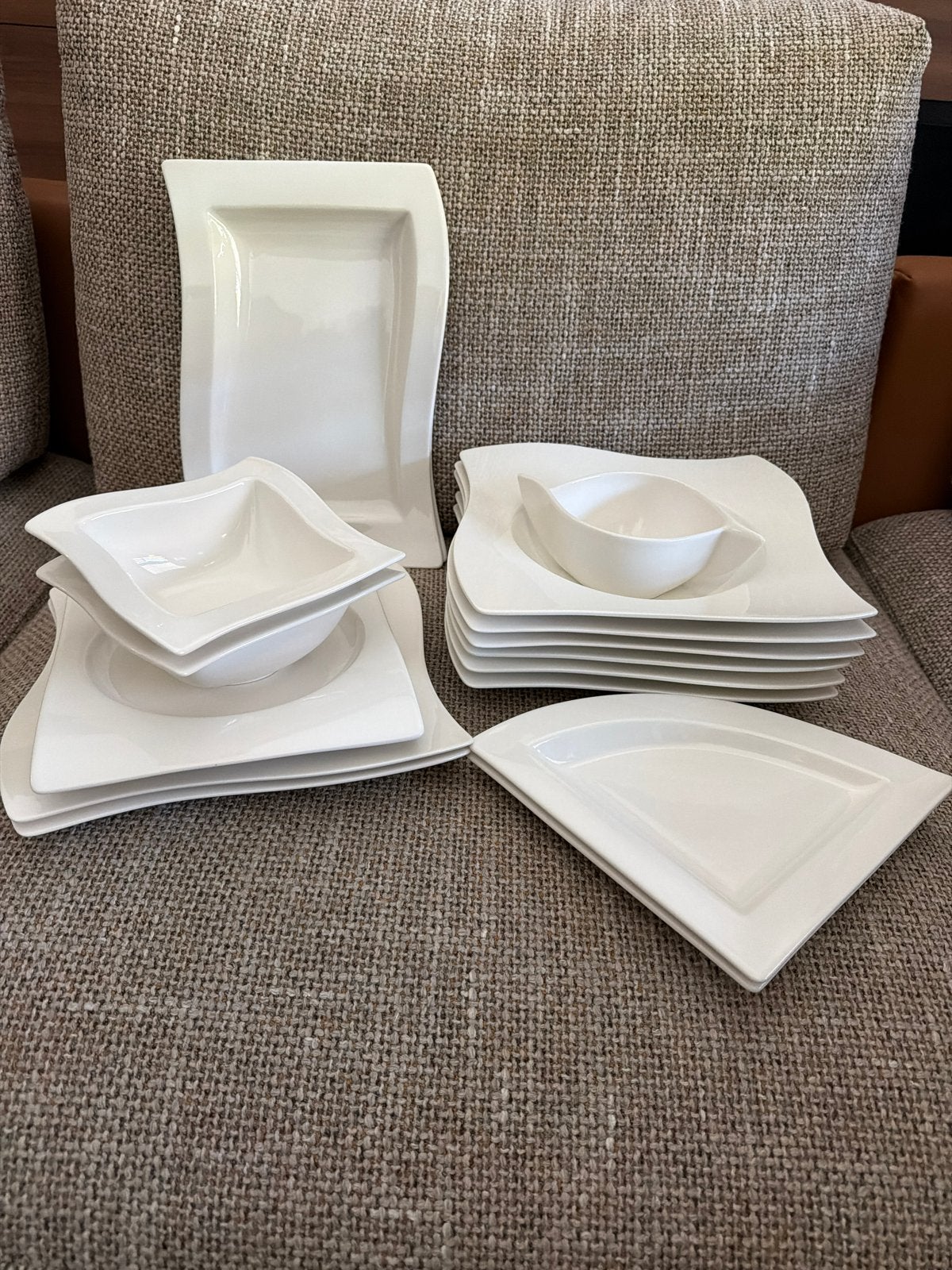 17-delig Villeroy & Boch New Wave servies, Ophalen, Villeroy & Boch, Zo goed als nieuw, Modern