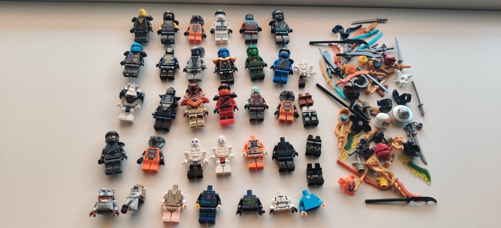 Partijtje NEP Lego Ninjago poppetjes., Ophalen of Verzenden, Gebruikt, Minifiguur
