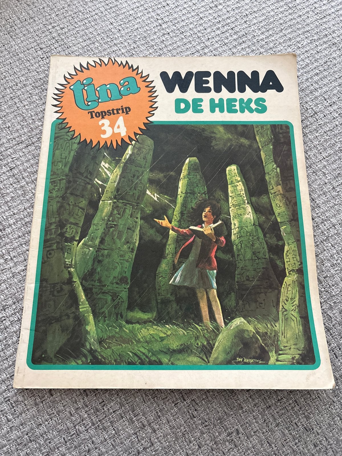 Tina Topstrip 34: Wenna de Heks - Jan Wesseling, Eén stripboek, Ophalen of Verzenden, Gelezen