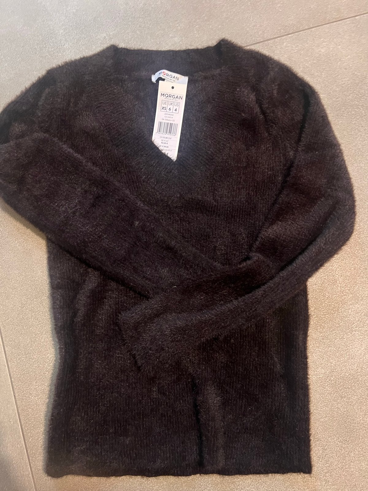 Nieuwe Morgan trui met prijskaartje - Maat XS, Kleding | Dames, Ophalen of Verzenden, Nieuw, Maat 34 (XS) of kleiner, Zwart