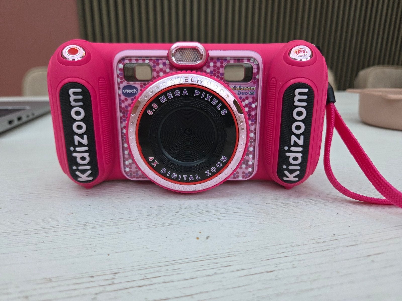 VTech Kidizoom Duo 5.0 Roze Kindercamera, Ophalen of Verzenden, Zo goed als nieuw, Kindercamera, Geen optische zoom