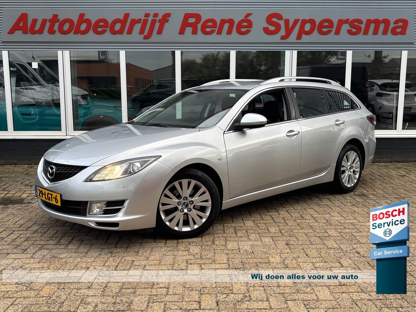 Mazda 6 Sportbreak 2.0 S-VT TS | Trekhaak | Dodehoek Detecti, Auto's, Voorwielaandrijving, Stof, Gebruikt, Zwart
