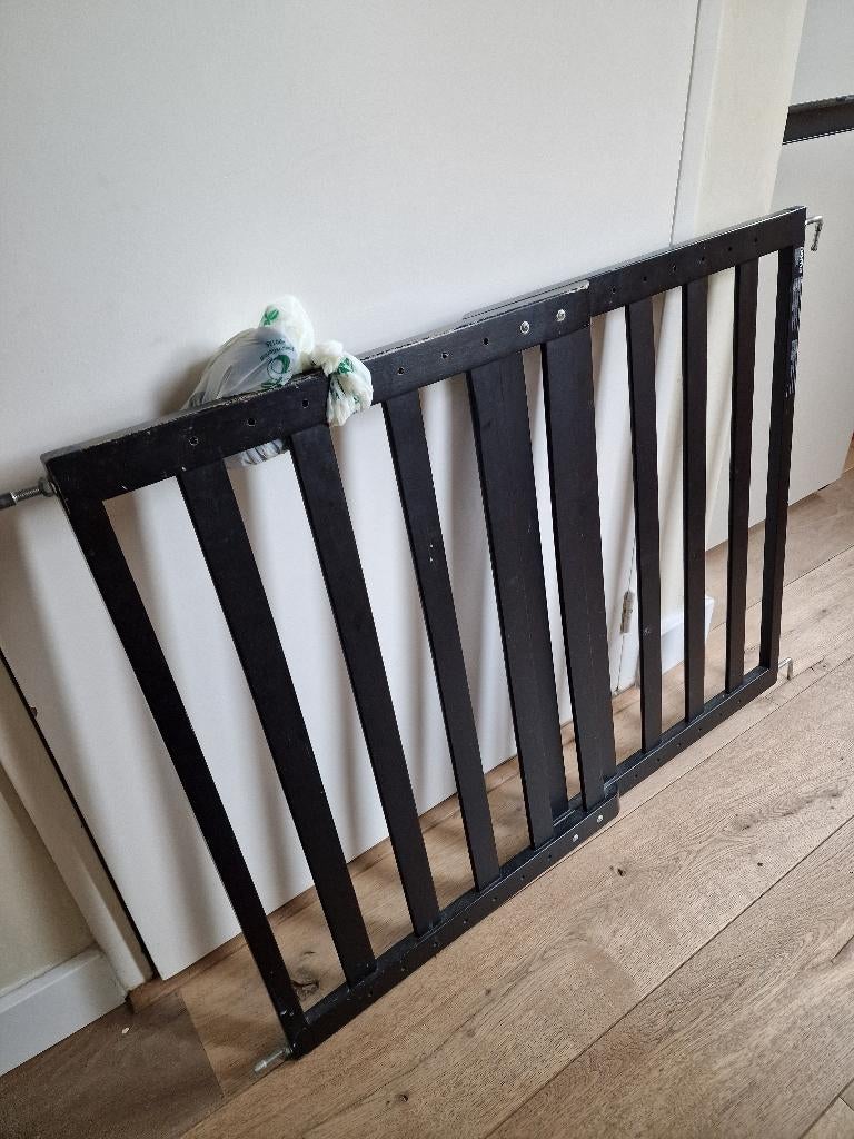 Traphekje noma zwart, Kinderen en Baby's, Traphekjes, Ophalen, Gebruikt, 100 tot 115 cm, Klemhekje