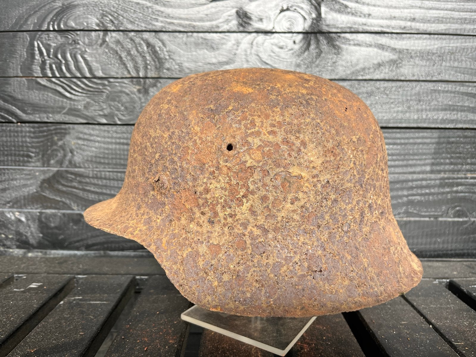 Duitse M42  helm, Verzamelen, Militaria | Tweede Wereldoorlog, Ophalen of Verzenden, Landmacht, Duitsland, Helm of Baret