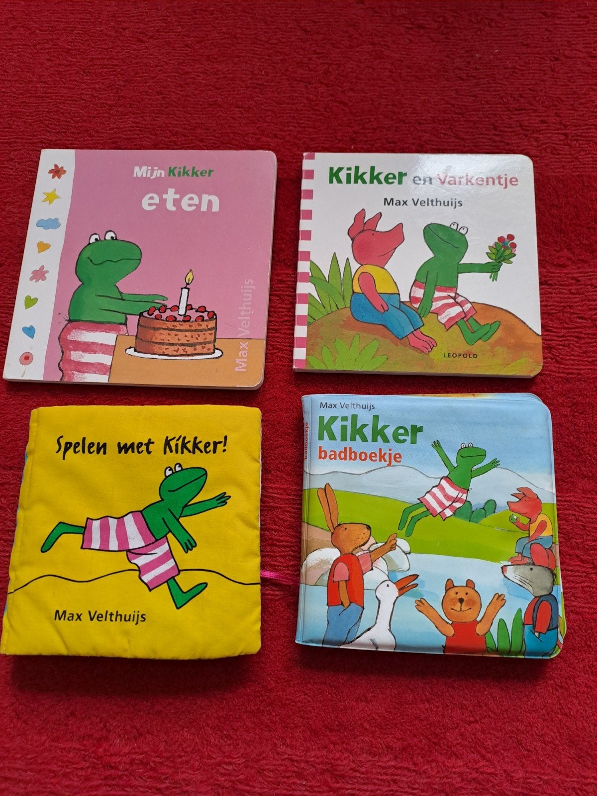 Max Velthuijs - Kikker's eerste  boekenset., Max Velthuijs, Ophalen of Verzenden, Zo goed als nieuw, 2 tot 3 jaar