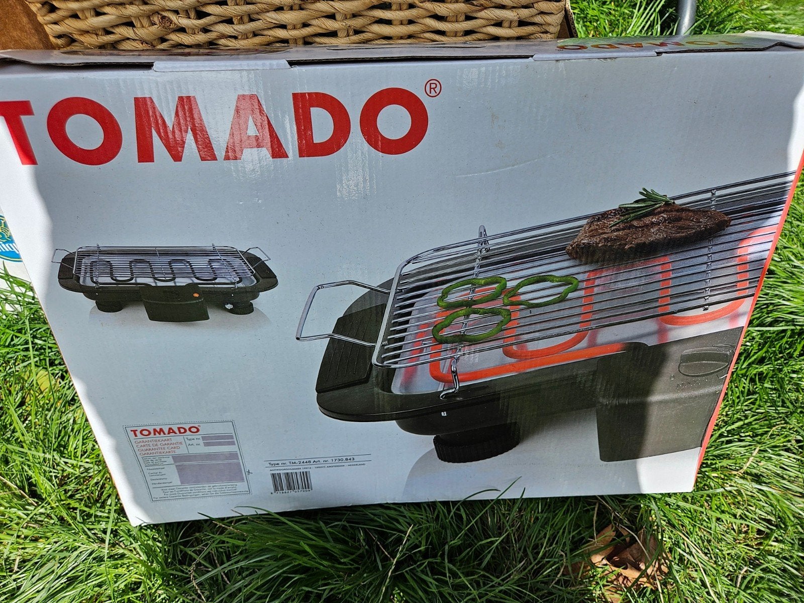 Tomado Elektrische BBQ - 2000W Tafelbarbecue, Ophalen of Verzenden, Nieuw, Tomado